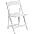 White Resin Chair