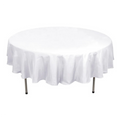 5 Foot Round White Table Linen