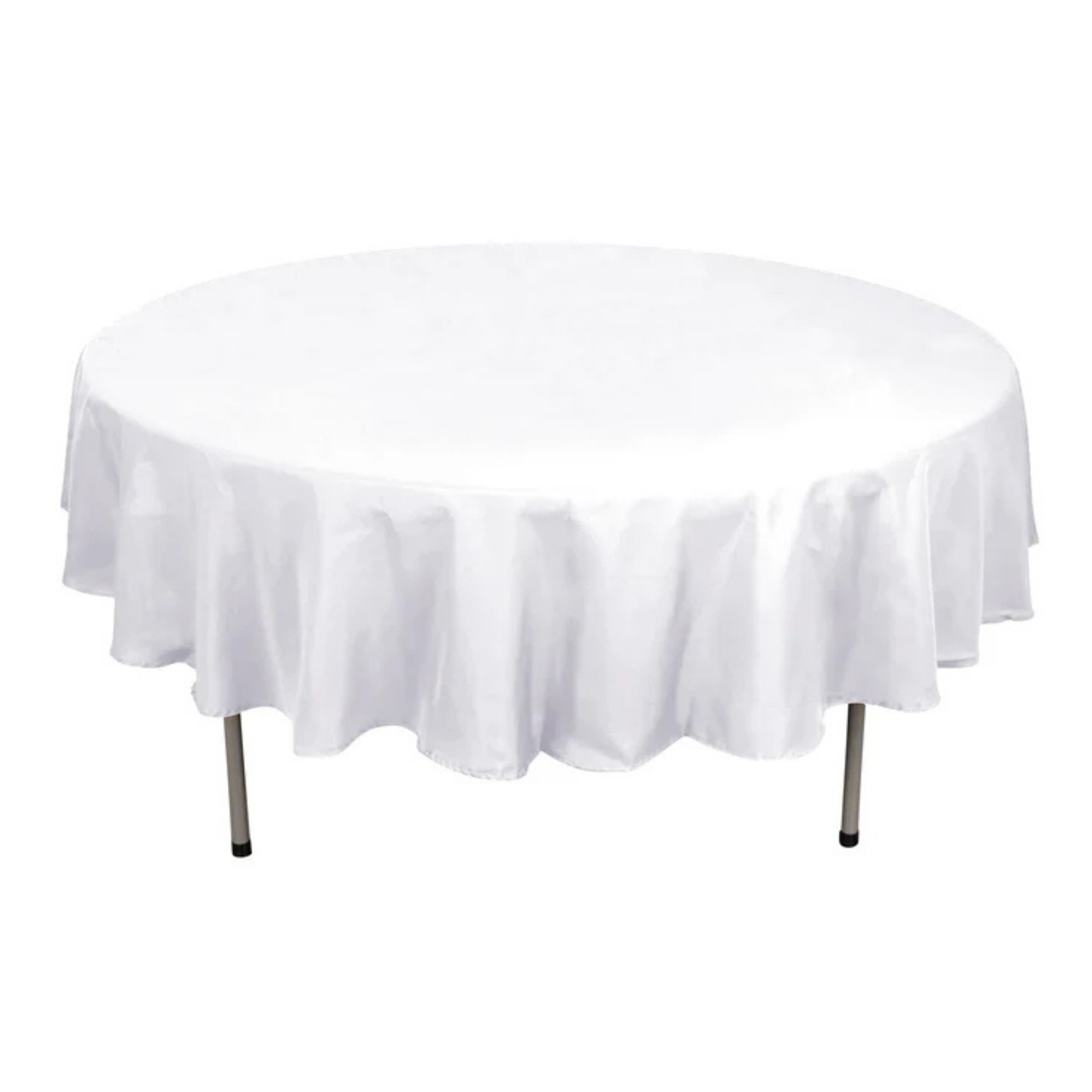 5 Foot Round White Table Linen