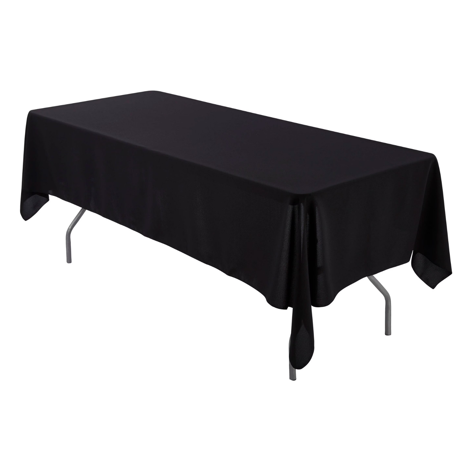 6 Foot Black Table Linen