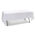 6 Foot White Table Linen