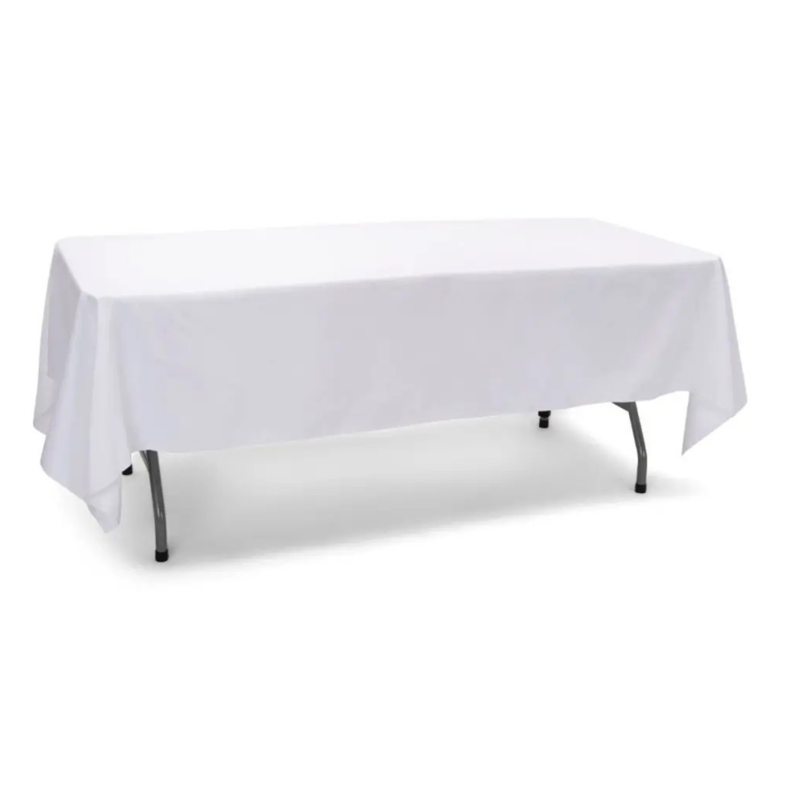 6 Foot White Table Linen