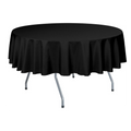 5 Foot Round Black Table Linen